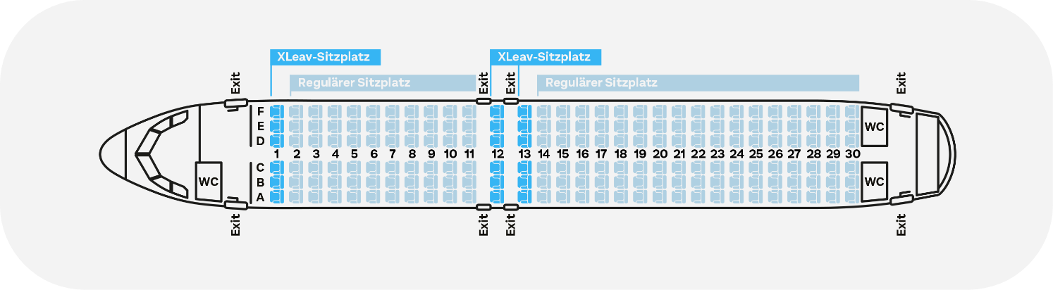 Airbus 320 Sitzplan